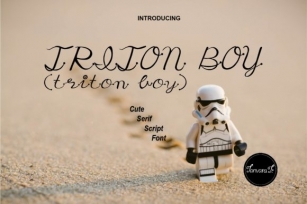 Triton Boy Font Download