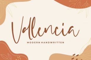 Vallencia - Modern Handwritten Font Download