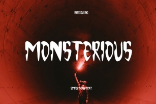 Monsterious - Scary Font GL Font Download
