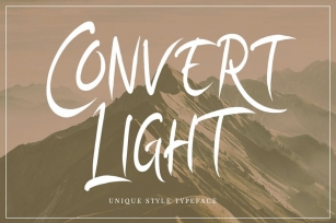 Convert Light Elegant Unique Amazing Script Font Download