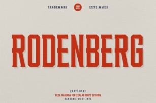 Rodenberg Font Download
