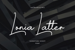 Lonia Letter Classic Signature Font Download