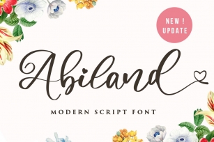 Abiland Script Font Download