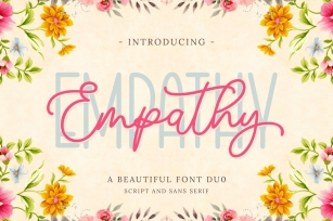 Empathy | Beautiful Font Duo Font Download