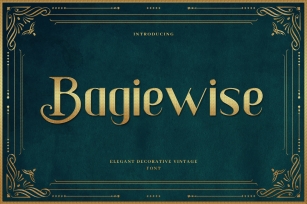 Bagiewise Font Download