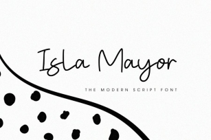 Isla Mayor - The Modern Script Font Font Download