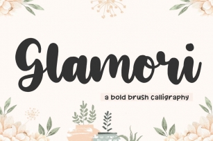 Glamori YH - Bold Script Modern Font Font Download