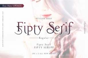 Fipty Serif Font Family Font Download