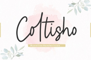 Coltisho YH - Handwritten Font Font Download
