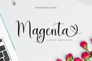 Magenta Script Font Font Download