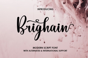 Brighain Script Font Download
