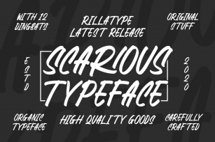 Scarious Typeface Font Download