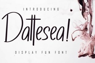 Dattesea  Fun Display Font Font Download