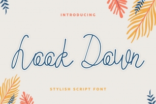 look down Font Download