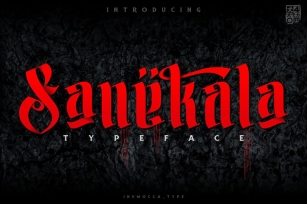 Sanekala Typeface Font Download