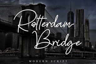 Rotterdam Bridge Font Download