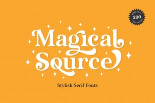 Magical Source - Stylish serif font Font Download