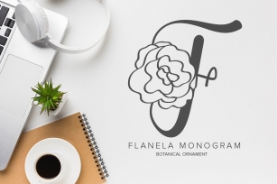 Flanela Monogram Font Download