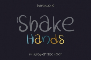 Shake Hands Font Download