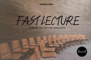 Fast Lecture Font Download