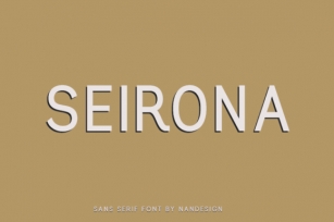 Seirona Font Download