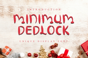 Minimum Dedlock Font Download