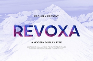 Revoxa - Modern Display Font Download