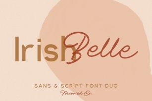 Irish Belle - Script & Sans Duo Font Download