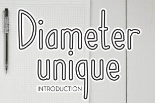 Diameter unique Font Download