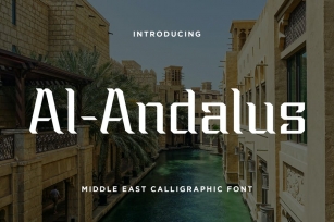 Al-Andalus - Middle East Calligraphic Font Font Download