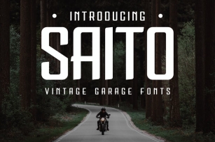 Saito - Vintage Garage Fonts Font Download