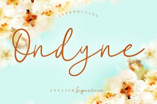 Ondyne Stylish Signature Font Download