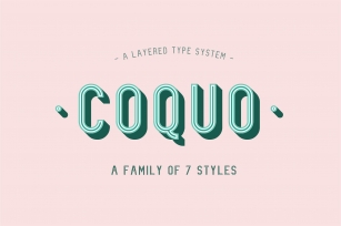Coquo Layered Font Download