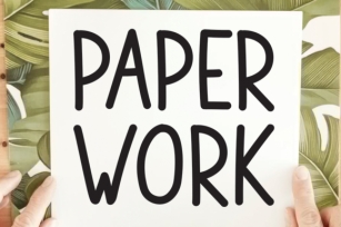Paper Work Font Download