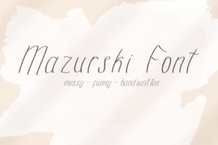 Mazurski Font Download