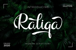 Raliqa - Modern Script Font Font Download