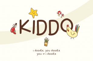Kiddo font bonus doodles Font Download