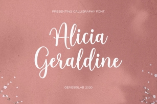 Alicia Geraldine Font Download