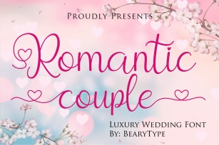 Romantic Couple Font Download