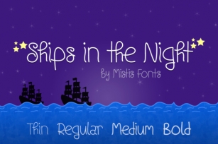 Ships in the Night Font Download