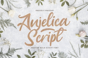 Anjelica Script - Bold Script Font Font Download