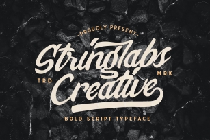 Stringlabs Creative - Bold Script Font Font Download