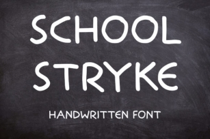 School Stryke Font Download