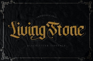 Livingstone - Blackletter Font Font Download