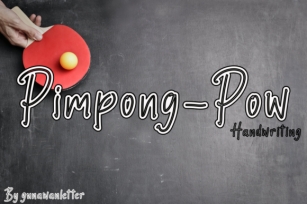 Pimpong-pow Font Download