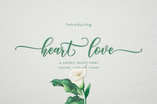 Heart Love Font Download