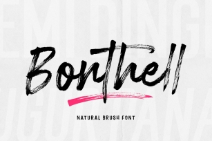 Bonthell Natural Font Font Download