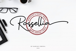 Rossellia - Modern Signature Typeface Font Download