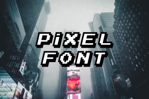 Pixel font  8-bit fonts  vintage font. Font Download