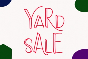 Yard Sale Font Download